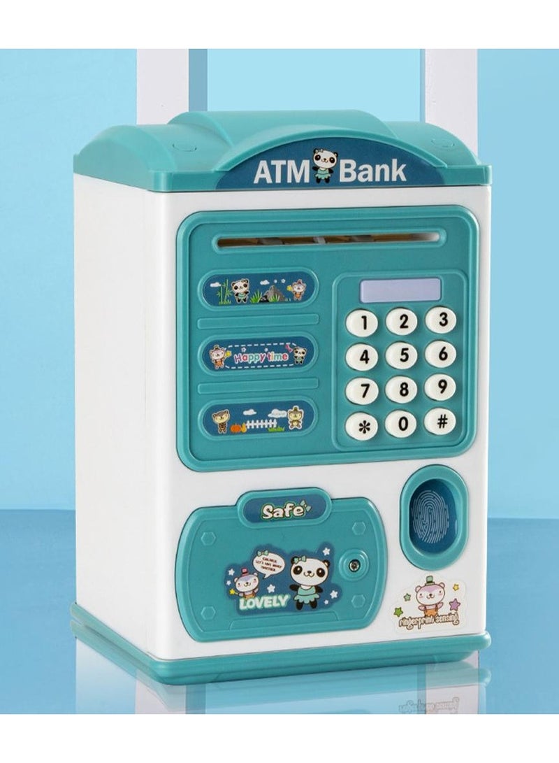ألعاب بنك الادخار ATM التبديل بين الصينية والإنجليزية للأطفال خزان تخزين العملات الدولار كاشف العملات هدية رأس السنة للأطفال - Image 2