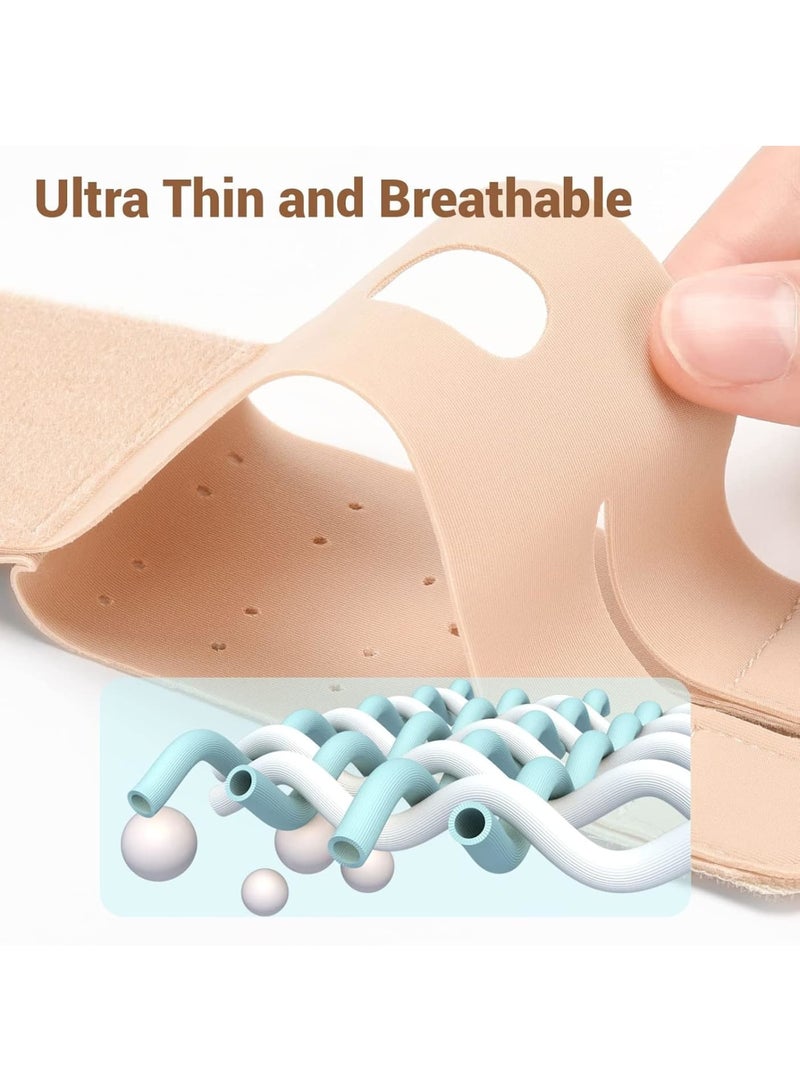 SOLARAE دعامة المعصم لنفق الرسغ، حزام ضغط المعصم فائق النحافة، دعامة معصم قابلة للتعديل للاستخدام اليومي، تخفيف آلام المعصم اليومية والوقاية من الإصابات، عبوة من 2 - Image 5