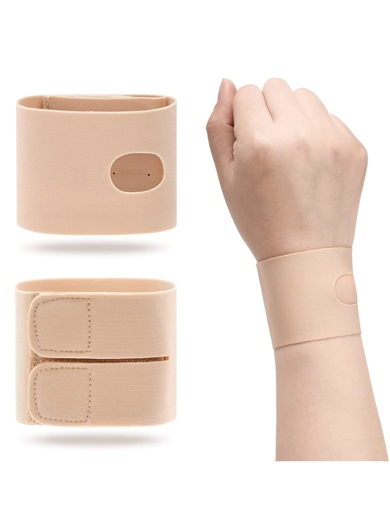SOLARAE دعامة المعصم لنفق الرسغ، حزام ضغط المعصم فائق النحافة، دعامة معصم قابلة للتعديل للاستخدام اليومي، تخفيف آلام المعصم اليومية والوقاية من الإصابات، عبوة من 2 - Image 1