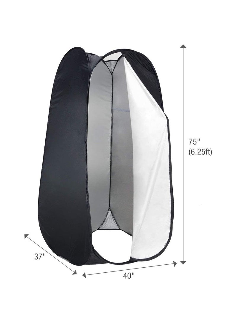 Coopic 6 Ft Pop Up Privacy Instant Portable Outdoor Shower Tent Camp Toilet Changing Room Rain Shelter For Camping And Beach Easy Set Up Foldable With Carry Bag Lightweight And Sturdy - Image 3