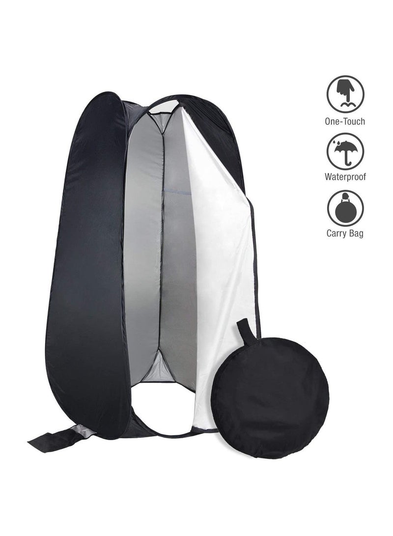 Coopic 6 Ft Pop Up Privacy Instant Portable Outdoor Shower Tent Camp Toilet Changing Room Rain Shelter For Camping And Beach Easy Set Up Foldable With Carry Bag Lightweight And Sturdy - Image 4