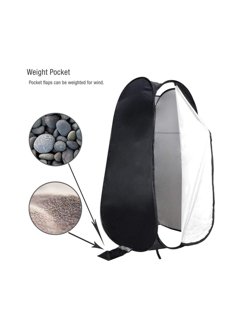 Coopic 6 Ft Pop Up Privacy Instant Portable Outdoor Shower Tent Camp Toilet Changing Room Rain Shelter For Camping And Beach Easy Set Up Foldable With Carry Bag Lightweight And Sturdy - Image 2