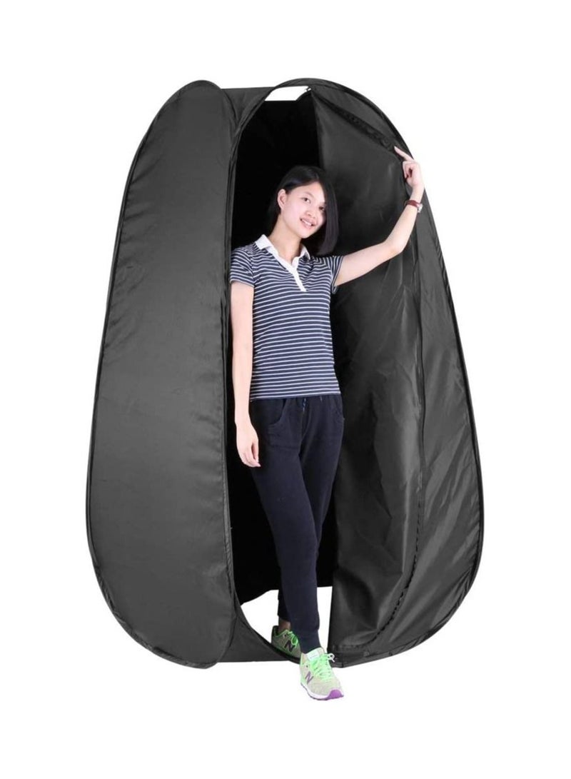 Coopic 6 Ft Pop Up Privacy Instant Portable Outdoor Shower Tent Camp Toilet Changing Room Rain Shelter For Camping And Beach Easy Set Up Foldable With Carry Bag Lightweight And Sturdy - Image 1