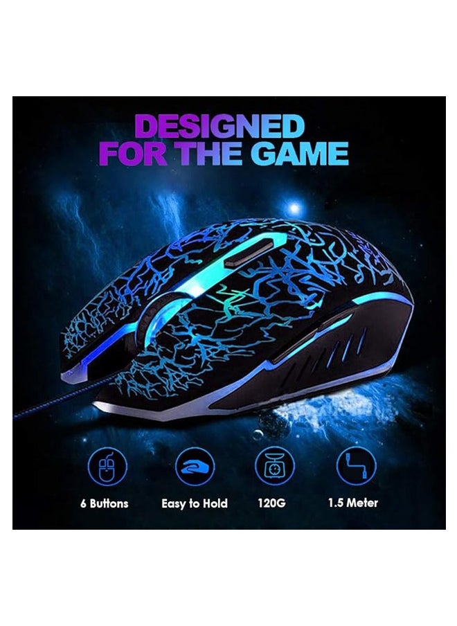 TazTeck - Gaming Mouse G2021 RGB 6 button DPI control 2400 DPI - Image 1