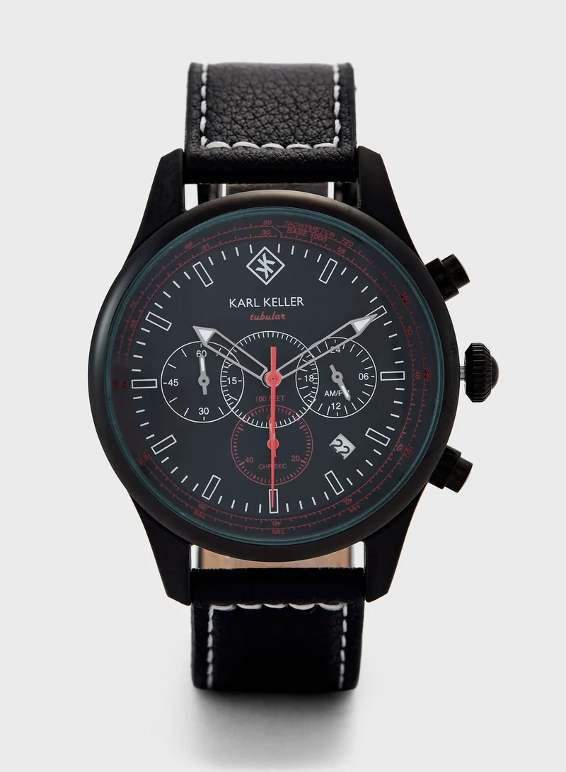KARL KELLER Tubular Chronograph Analog Watch