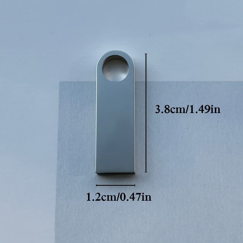 5pcs 128MB Mini USB Flash Drive Metal Pen Portable Memory Stick - Image 2