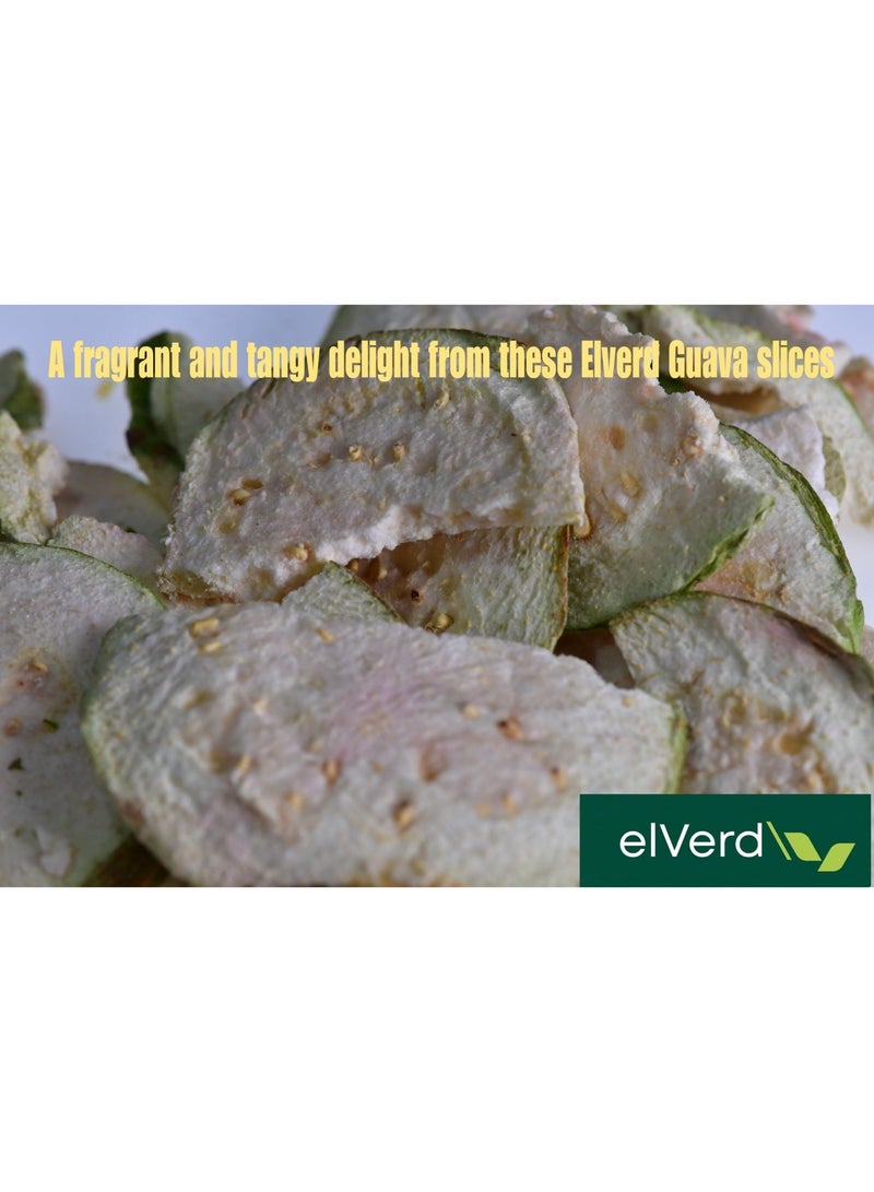 Elverd Freeze – Dried Crunchy Guava Slices – 100% Natural, No Added Sugar - Image 3