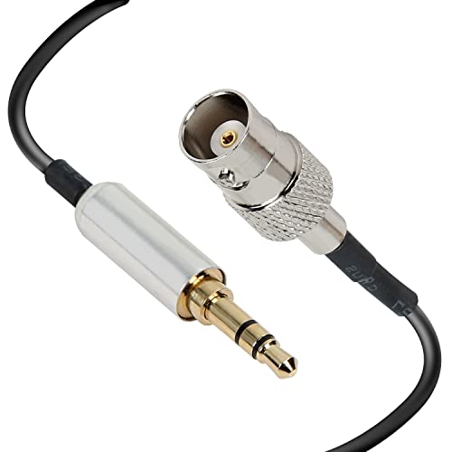 MEIRIYFA BNC to 3.5mm Coaxial Power Audio Cable, BNC Female to 1/8" TRS Stereo Male Plug 1.2Ft - Image 3