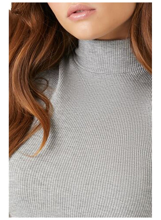 FOREVER 21 Seamless Sleeveless Turtleneck Top - Image 2