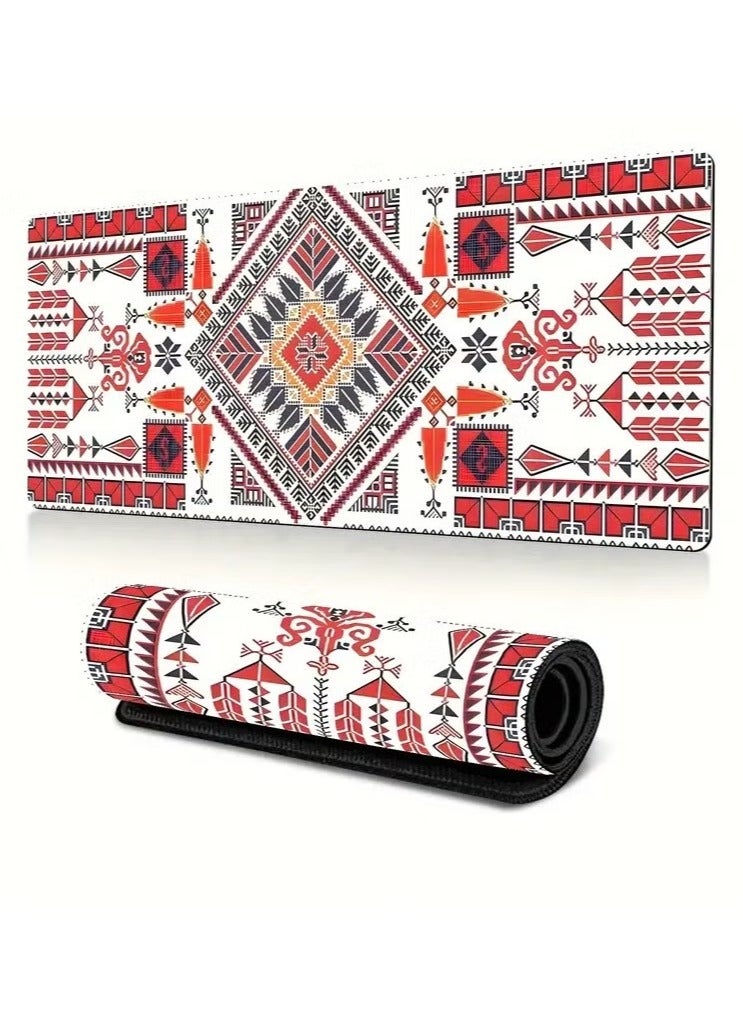 Large Gaming Mouse Pad XXL, 800x300mm, Waterproof, Non-Slip Rubber Base, Ideal for Office, Gaming, and Home Use - Image 1