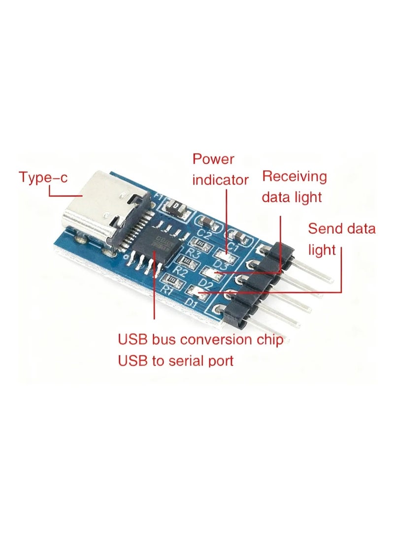 2pcs USB-C TTL Module CH340N - MCU Programming & Debugging Tool - Image 4