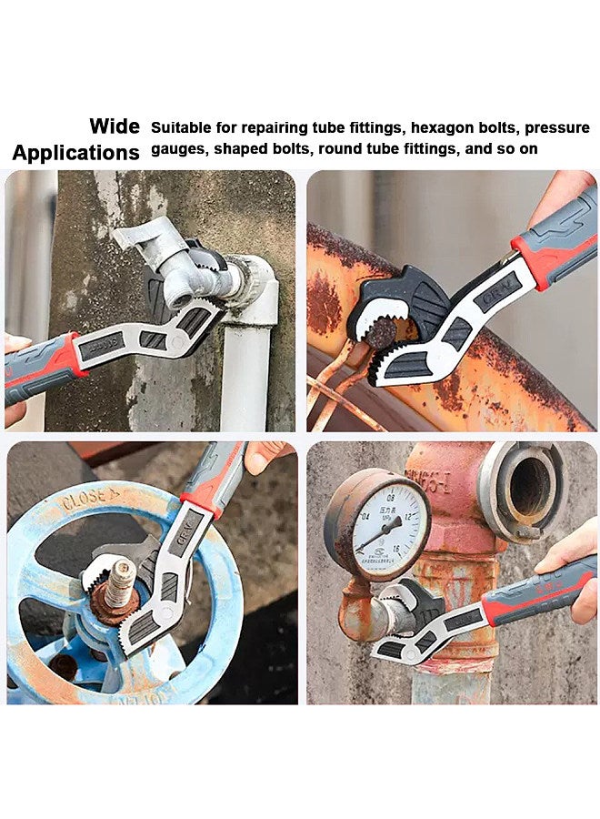 Multifunctional Wrench 40CR Chromium Vanadium Steel Self-Adjusting Wrench Quick Opening Tube Universal Wrench Combination Tool Kit  - Image 2