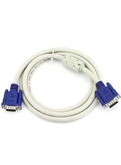 Taimi Vga Cable15 Pin Male To Male For E Computer Laptop And Led White 1.5 Meter  - Image 1