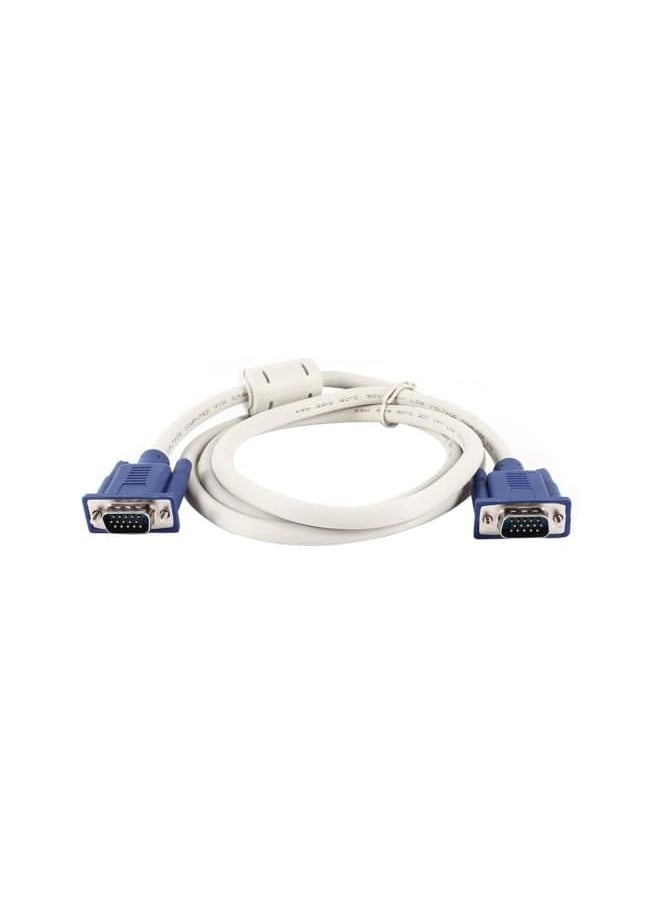Taimi Vga Cable15 Pin Male To Male For E Computer Laptop And Led White 1.5 Meter  - Image 3