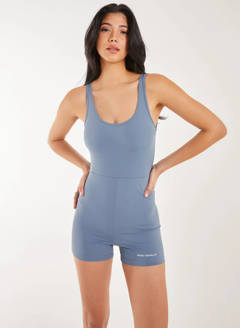 بينك فانيلا سروال رياضي ناعم جداً بظهر متقاطع