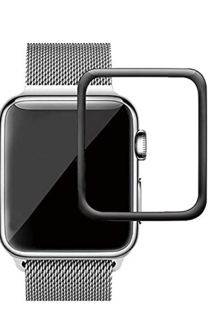 Flexible Pmma Explosion-Proof Screen Protector Film for Apple Watch - Black, 44mm