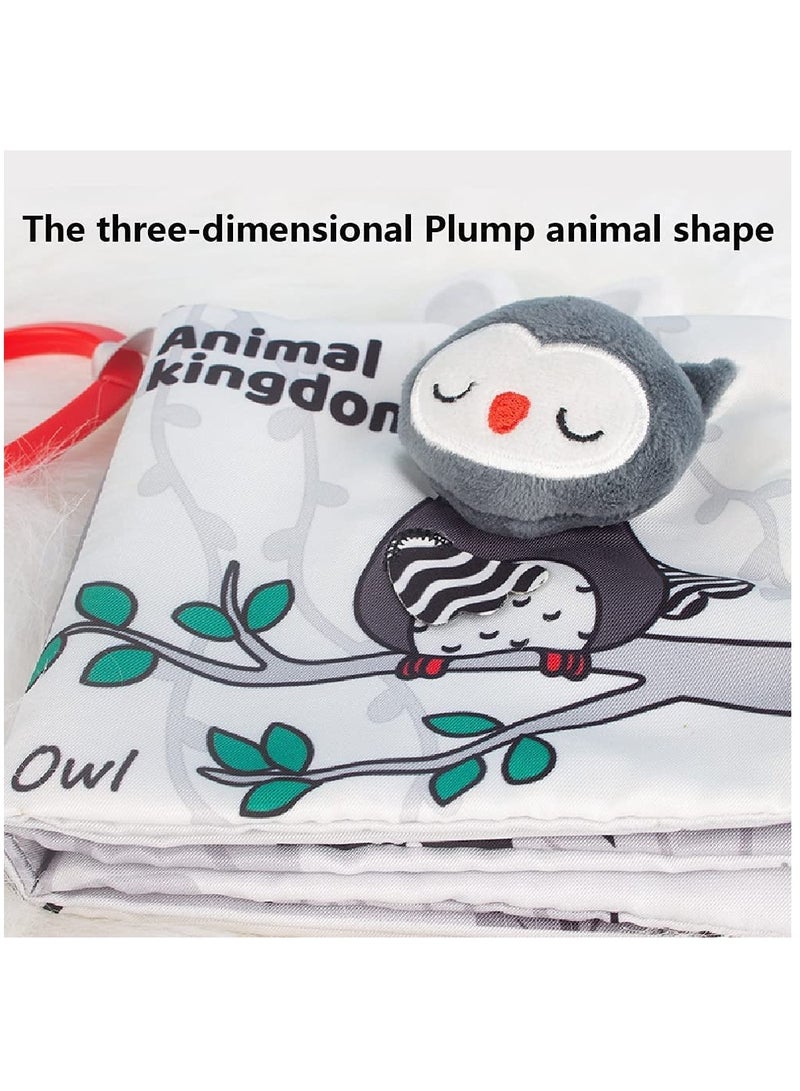 KASTWAVE Baby Cloth Book with Sound, 2 Pieces Baby Sensory Training Three-dimensional Soft Books Baby Cognitive Visual Training Soft Cloth Book Baby Toys for 1 2 3 Years Old Boys Girls - Image 5