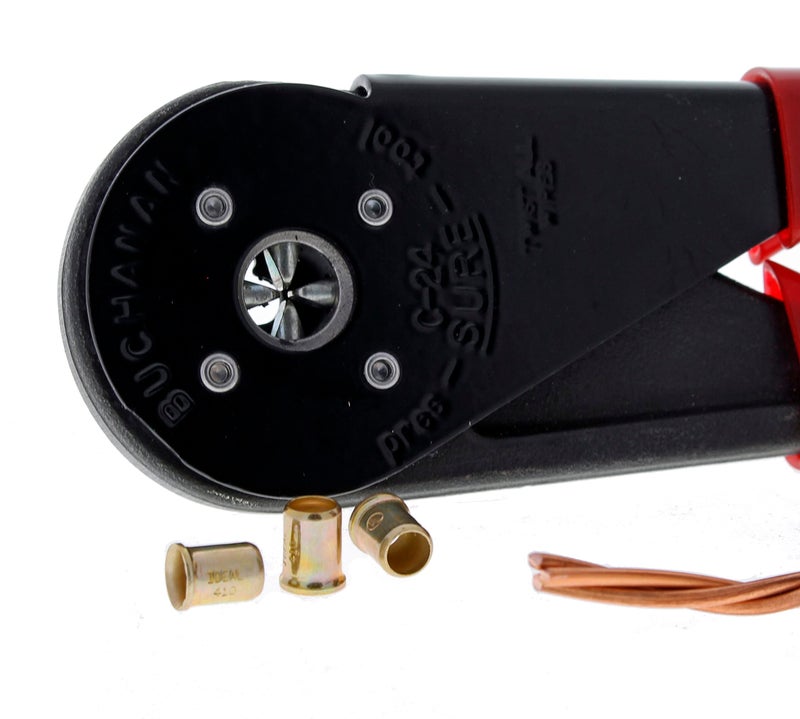 IDEAL INDUSTRIES INC. C24 Four-Way Crimp Tool – Spring Loaded, Fingertip Adjustment Wire Crimper for Two Connector Sizes - Image 3