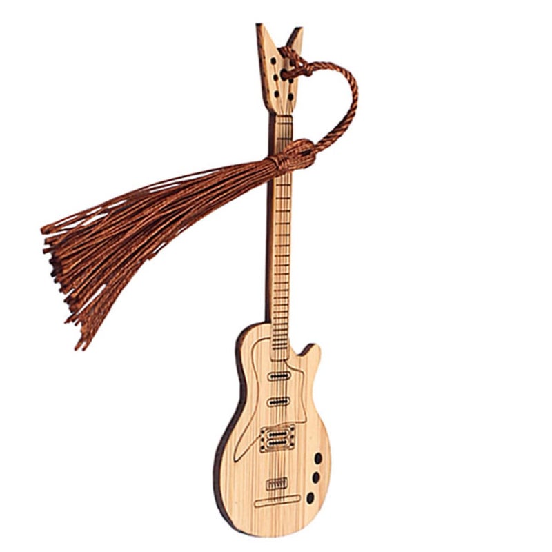 Guitar Shaped Bookmark Page Marker For Readers Students Writers Book Lovers - Image 2