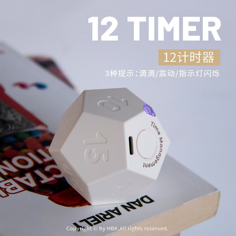 Manufacturer Fun And Popular 12-Sided Timer For Learning, Reminder, Flip Timer, Lazy Person'S Tool For Timing - Image 3