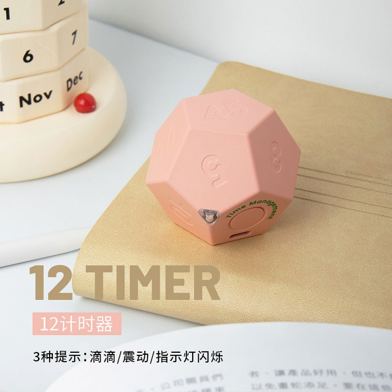 Manufacturer Fun And Popular 12-Sided Timer For Learning, Reminder, Flip Timer, Lazy Person'S Tool For Timing - Image 5