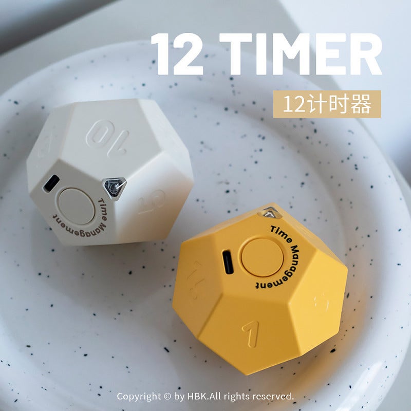 Manufacturer Fun And Popular 12-Sided Timer For Learning, Reminder, Flip Timer, Lazy Person'S Tool For Timing - Image 4
