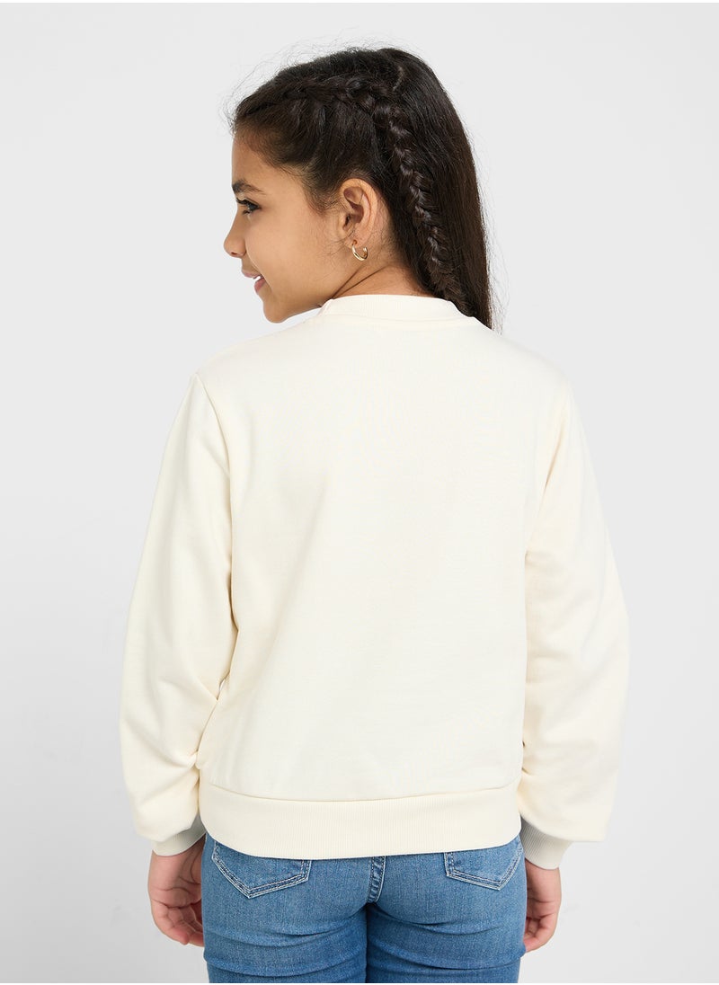 GUESS Kids Logo Detail Long Sleeve T-Shirt  - Image 2