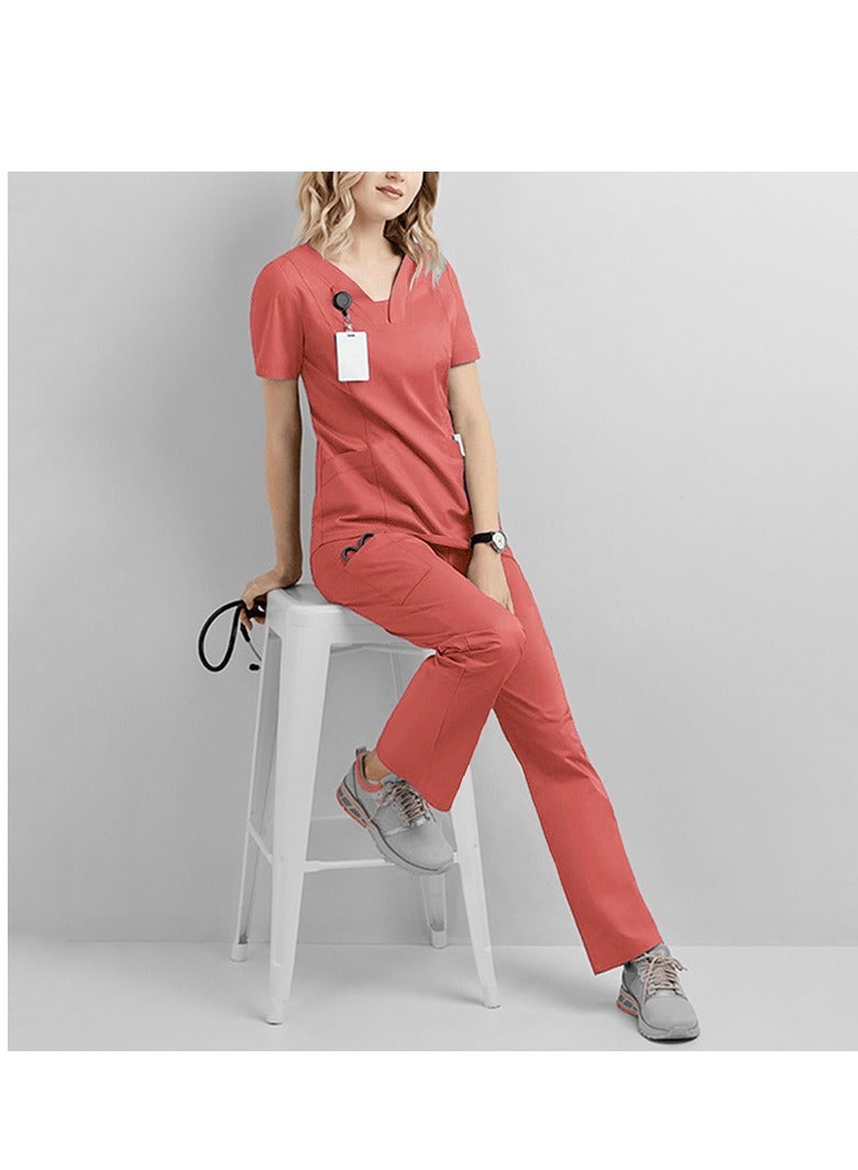 Surgical gown set, doctor nurse gown, beauty salon, dental hospital, work gown, hand washing gown - Image 1