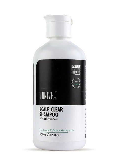 Anti Dandruff Scalp Clear Shampoo | Removes Dandruff From Source | Helps With flaky, Itching, Irritation & Redness Accompanying Dandruff | 100% Effective with First Use | With clinically proven Zenscalpin™, Octopirox, Salicylic Acid Formulation | For Men & Women | 250ml