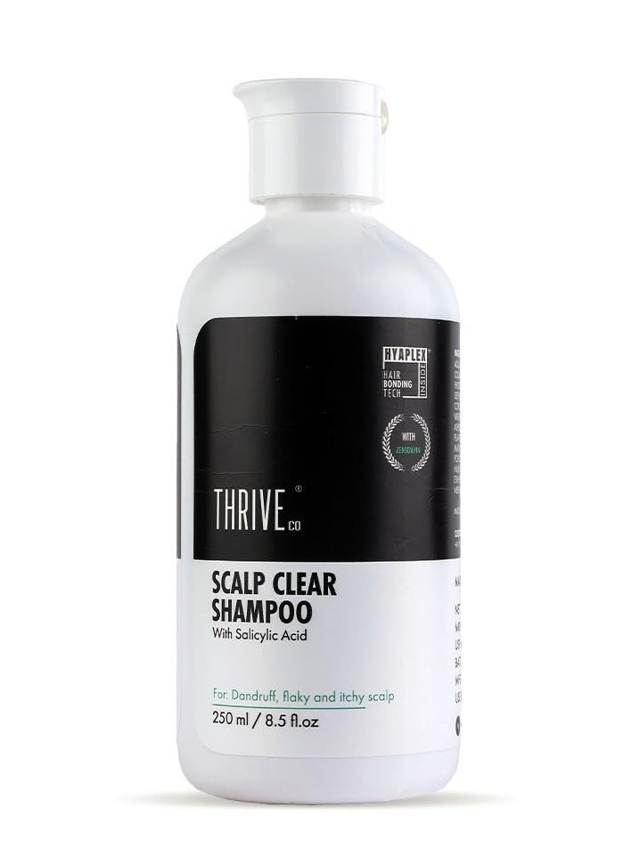 THRIVECO - Anti Dandruff Scalp Clear Shampoo | Removes Dandruff From Source | Helps With flaky, Itching, Irritation & Redness Accompanying Dandruff | 100% Effective with First Use | With clinically proven Zenscalpin™, Octopirox, Salicylic Acid Formulation | For Men & Women | 250ml - Image 1