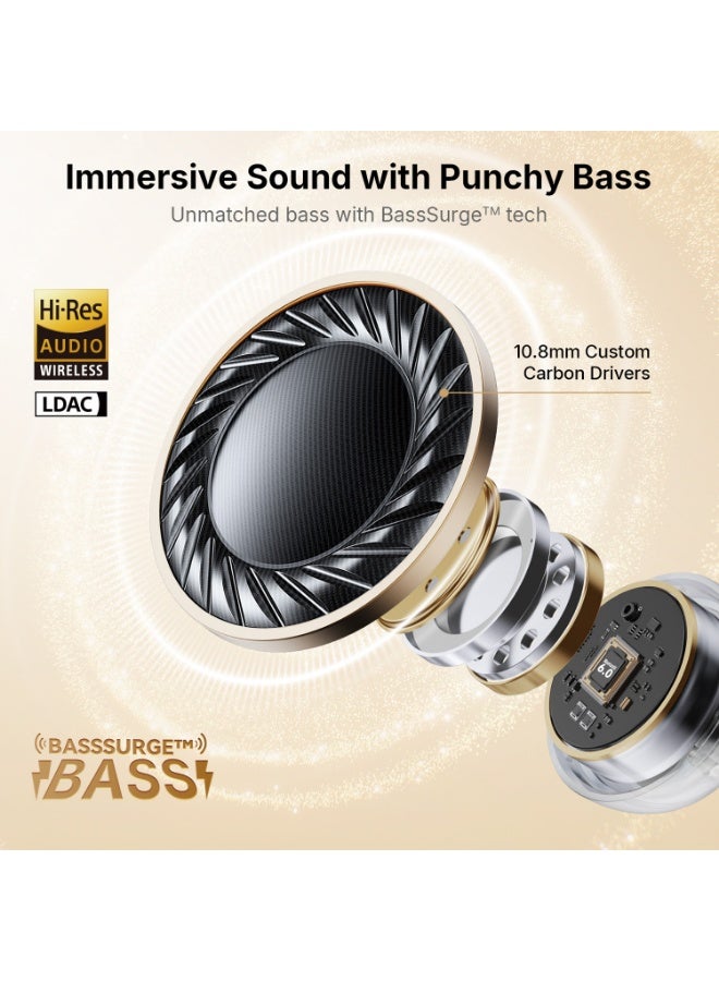 إيرفن سماعات EarFun Clip بتصميم مفتوح للأذن، سماعات كليب لاسلكية بلوتوث 6.0، راحة تكيفية مع تثبيت آمن، دعم LDAC، ميكروفونان AI ENC للمكالمات، صوت Hi-Res، تشغيل حتى 40 ساعة، مقاومة للماء والغبار IP55 - Image 3