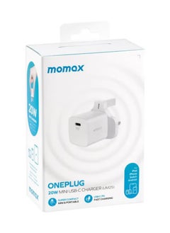 Momax Momax One Plug 20W Mini PD Fast Charger UM25 - White  - Image 3