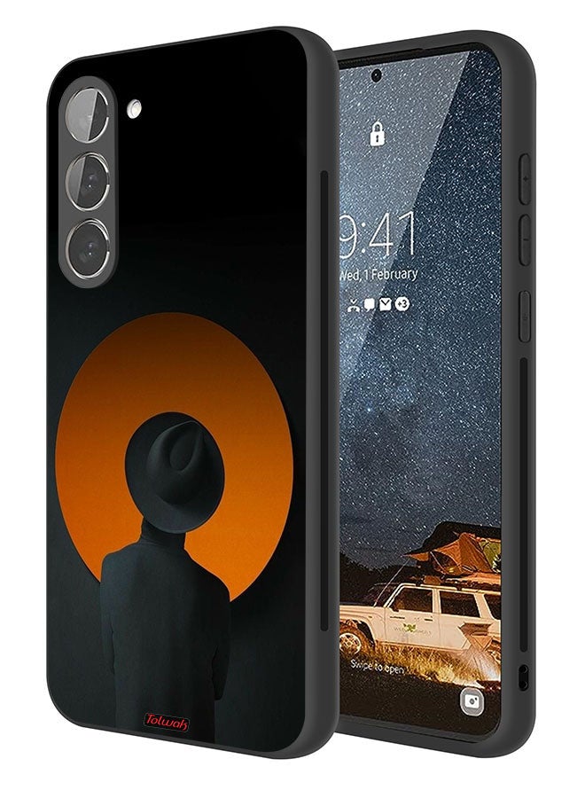 Tolwak Samsung Galaxy S23 Plus 5G Protective Case Cover Hat Boy Art - Image 1