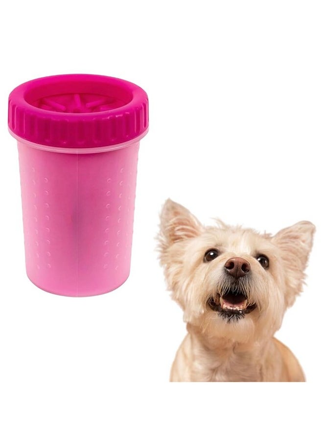 Sage Square Dog Paw 360º Cleaner- 2 In 1 Portable Silicone Pet Cleaning Brush Feet Cleaner For Grooming With Muddy Paw, Fast Clean Pet Foot Cleaner For Small Medium Large Breed Dogs Cats (Random)  - Image 1