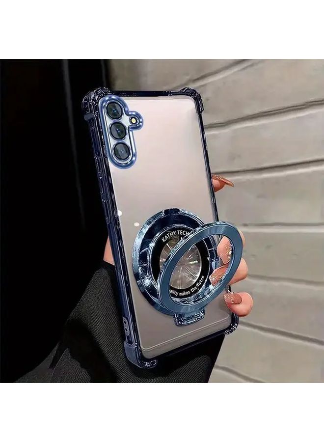 Blue TPU Case For Samsung Galaxy A15 5G With Bracket - Image 5