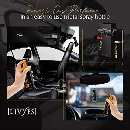 Areon معطر هواء السيارة من أريون (1، ذهبى) - Image 4