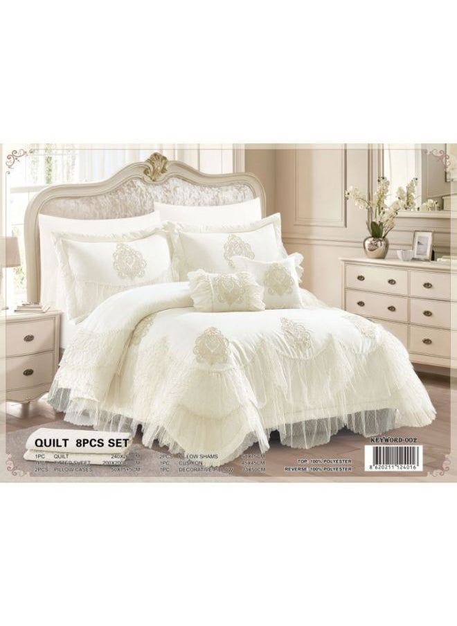 8 Pieces Polyester Bridal Comforter Set Keyword - pzsku/Z1D8886834B812A61599AZ/45/_/1678798324/3c63b8ee-eea5-460b-a0d1-09f4509ed096