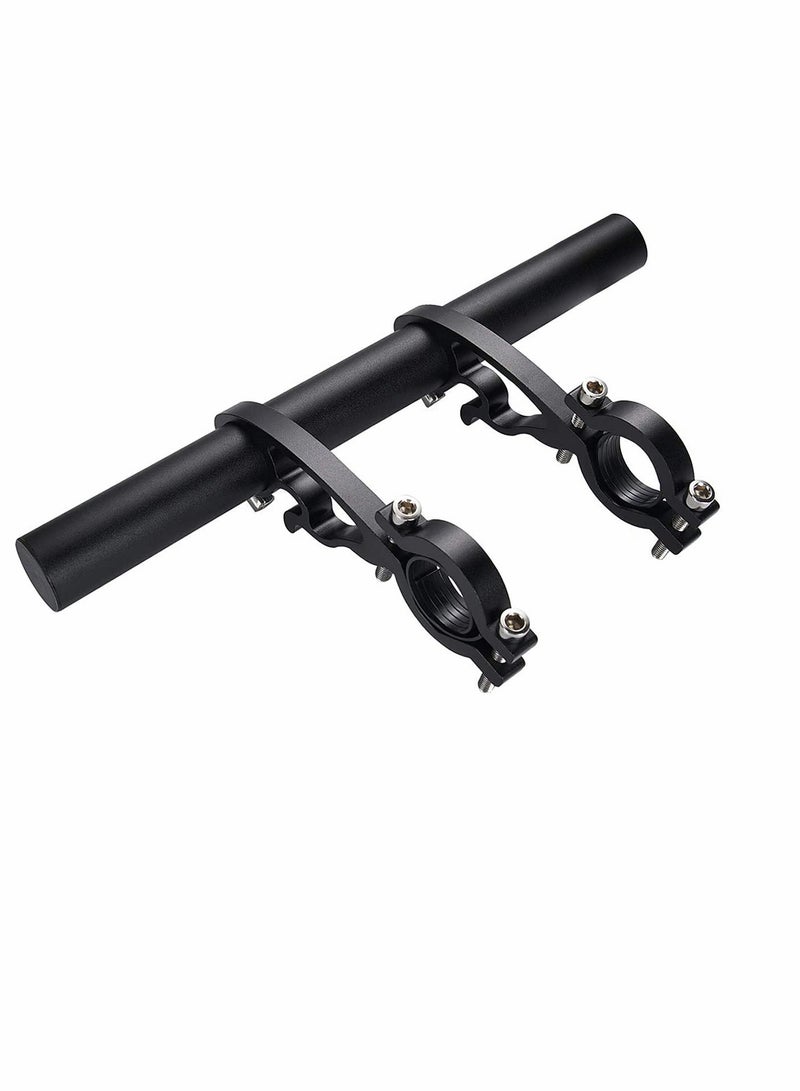 Excefore Bicycle Double Handlebars Extender Extension,Aluminum Alloy Super Long Bike Bracket Accessories,for Bike Mounts,Bicycle Extender Bars,for 22mm-32mm Bars Caliber - Image 1