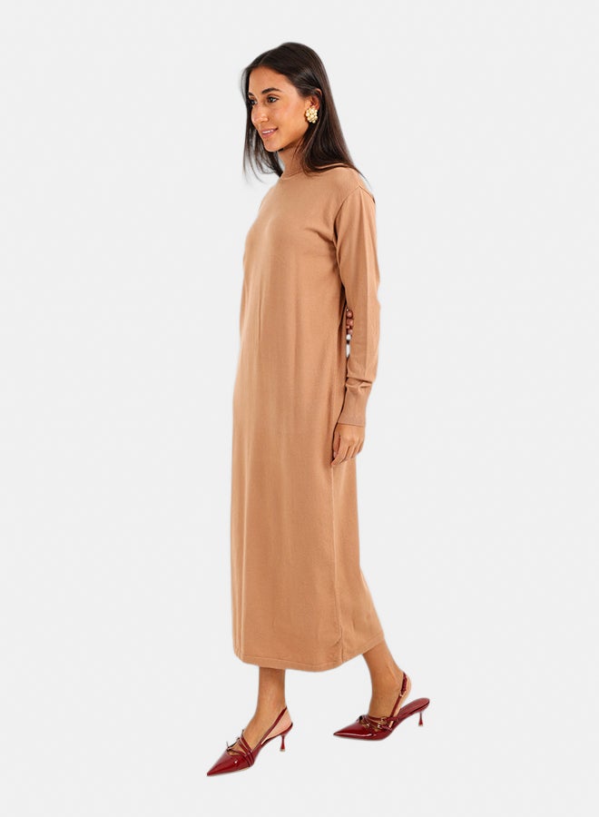 Carina Knit Turtle Neck Midi Dress - Image 3