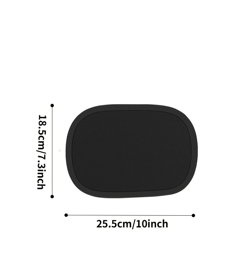 4pcs Mini Car Sunshade Film Summer Sun Glare Protection Side Window Anti Glare No Trace - Image 5