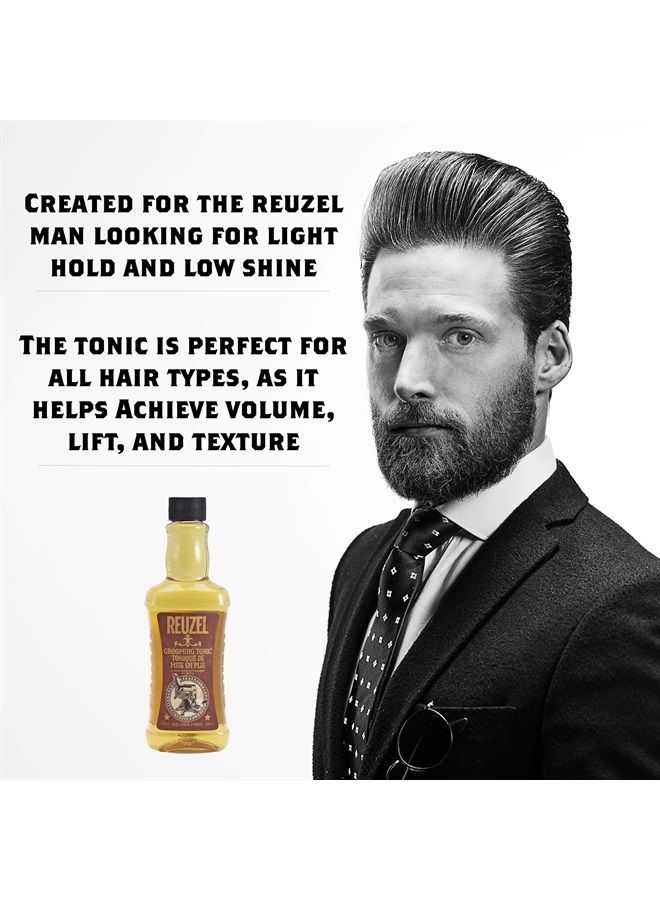 Reuzel Reuzel Grooming Tonic, Hair Oil Treatment For Men, 11.83 oz - Image 2