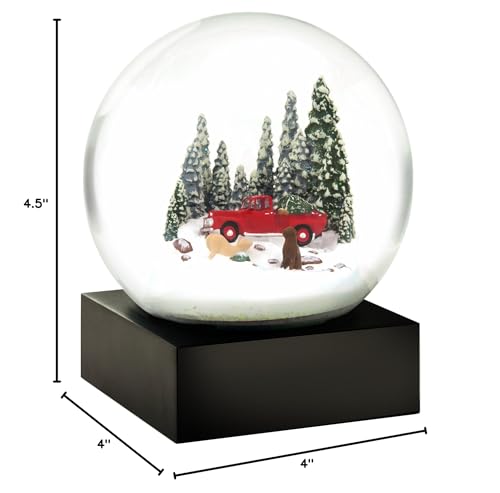 CoolSnowGlobes Red Truck and Dogs Cool Snow Globe - Image 3