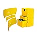 Gamegenic Stronghold 200 XL Convertible Deck Box DoubleSleeved Card Game Protector with Accessories Drawer Nexofyber Surface Holds up to 200 Cards Yellow Color Made - Image 4