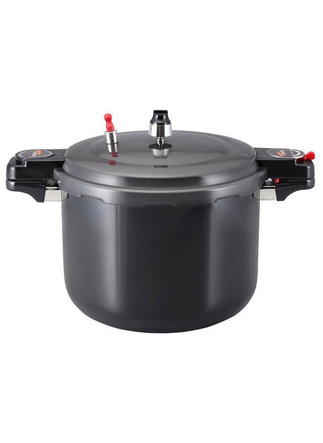 TIERRA Ceramic aluminum pressure cooker, Korean, black  - Image 1