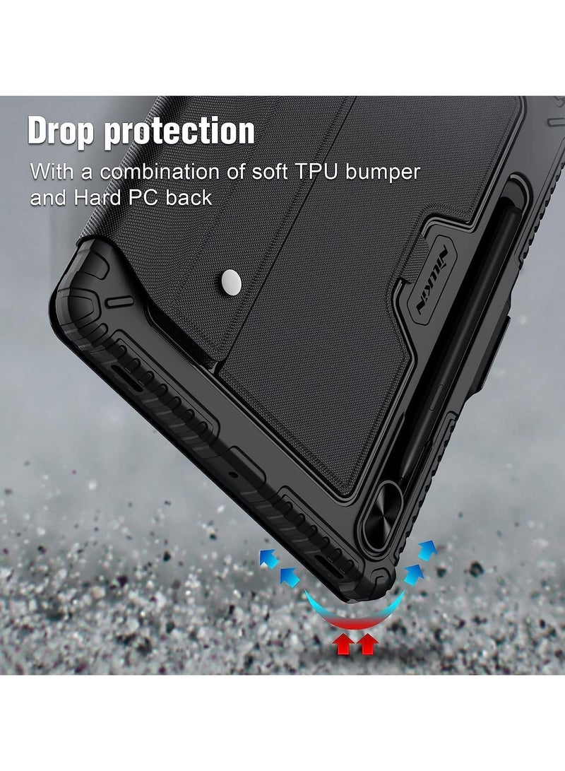 Samsung Galaxy Tab S9 5G 11 inch 2023 Case Bluetooth Keyboard Case for Galaxy Tab S9 Multi-Angle Trackpad Backlit Keyboard - Image 3