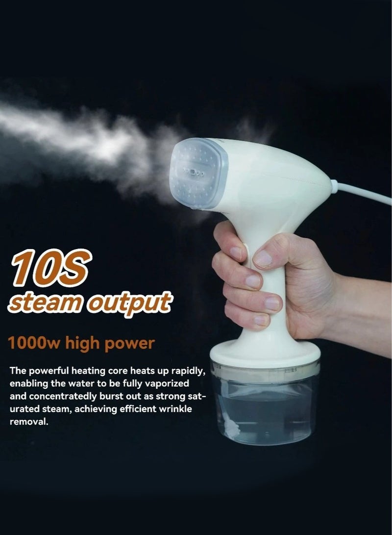 Steam Iron 1000W Handheld Steamer Garment Steamer for Clothes Portable Iron Steam with Strong Penetrating 260ml  - Image 2