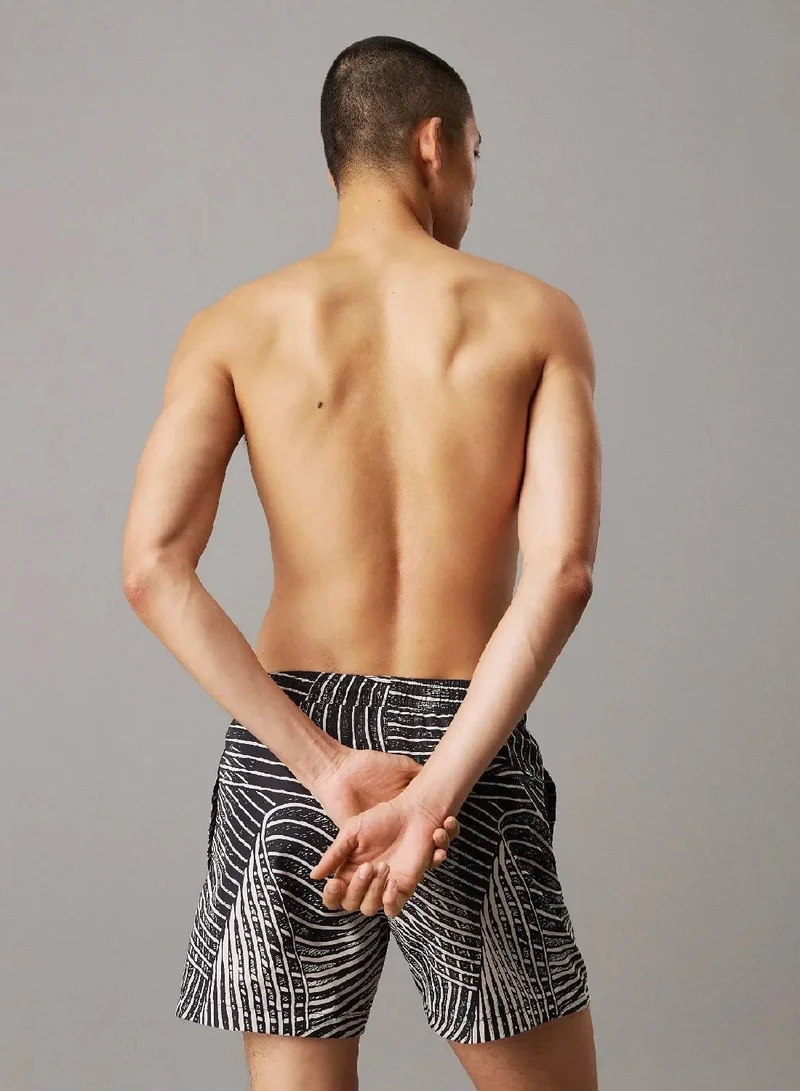 CALVIN KLEIN Medium Drawstring Swim Shorts - CK Essentials