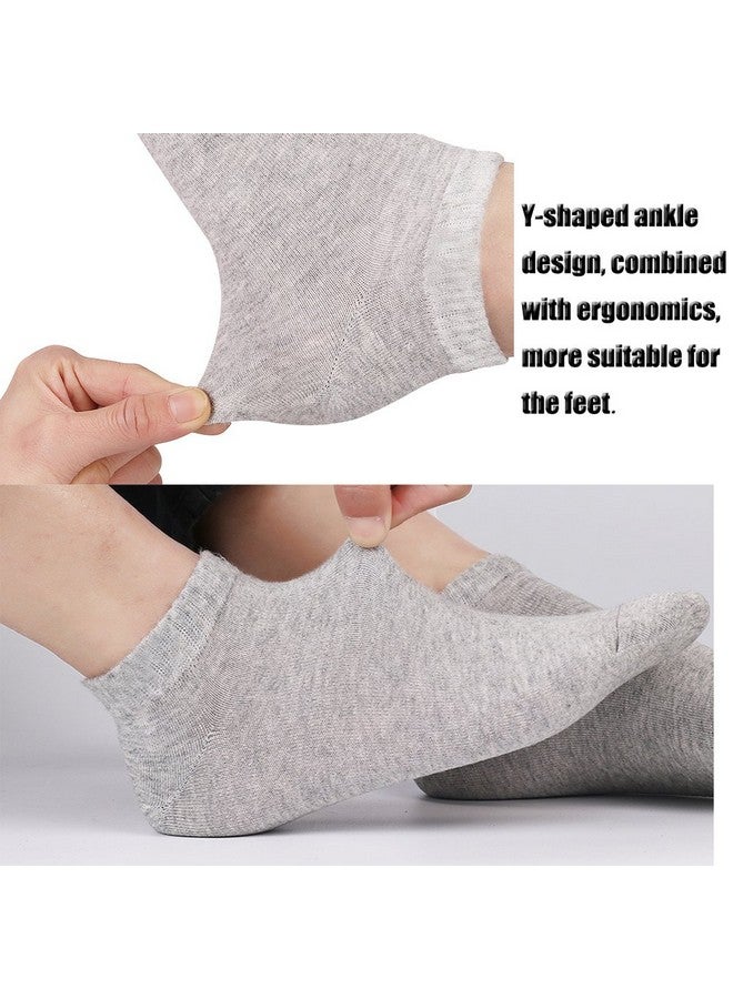 Light up in the Dark 10 Pairs Ankle Socks No Show Sock Low-Cut Athletic Men Women Cotton Socks - Image 3