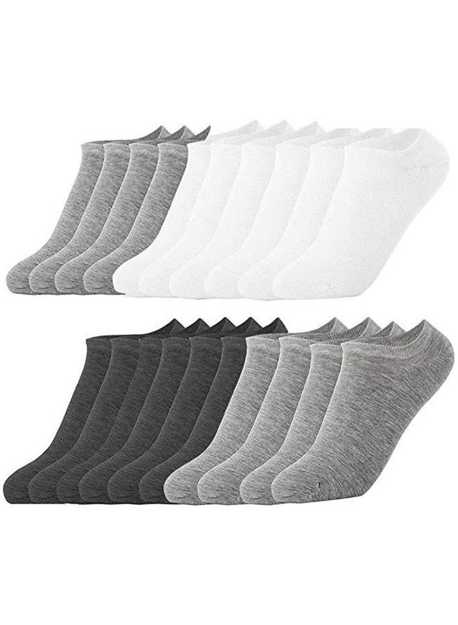 Light up in the Dark 10 Pairs Ankle Socks No Show Sock Low-Cut Athletic Men Women Cotton Socks - Image 1