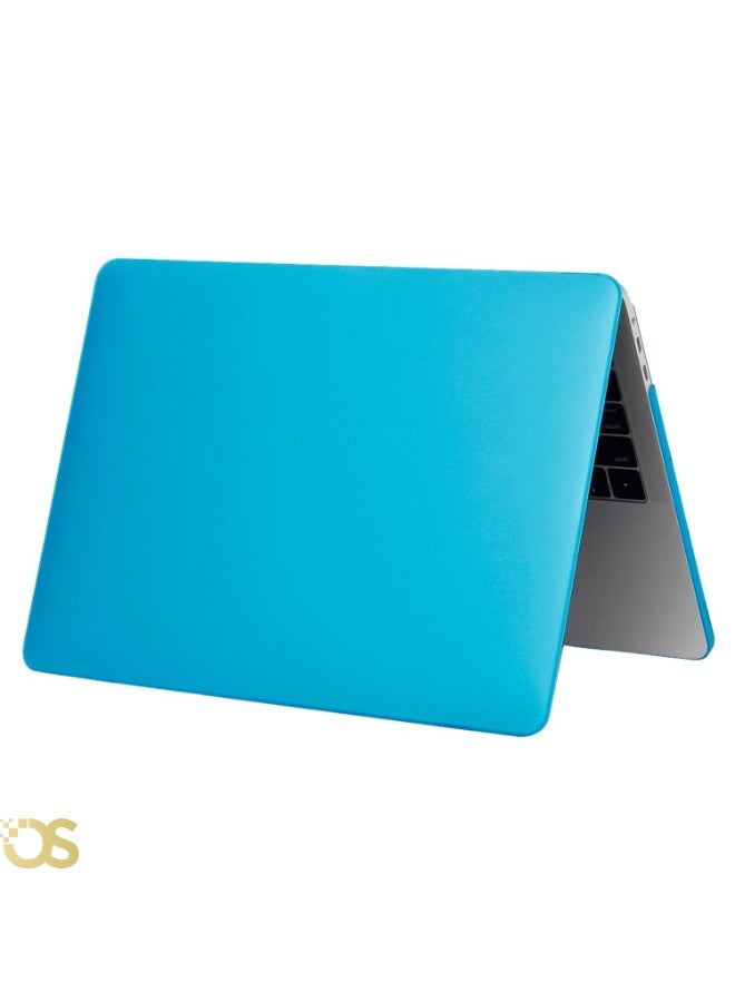 OS Hard Shell Protective Case for MacBook Air 13.3-inch — Transparent Blue (Crystal Blue) — Compatible with A1932, A2179 & A2337 Models - Image 3
